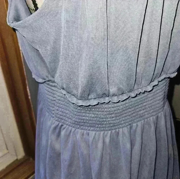 Express Brand Womans Blue Halter Top Size L - Picture 8 of 10